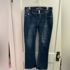 Wallflower Women's Dark Blue Boot Cut Jeans
